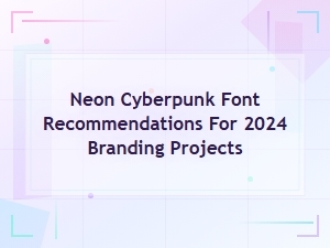 Best Neon Cyberpunk Fonts for 2024 Branding and Logo Design