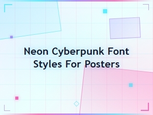 Free Neon Cyberpunk Font Styles for Posters – Download Now